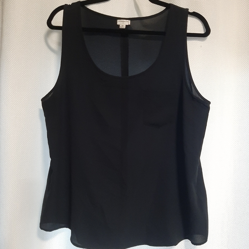 Jacqueline de Young sheer thank top